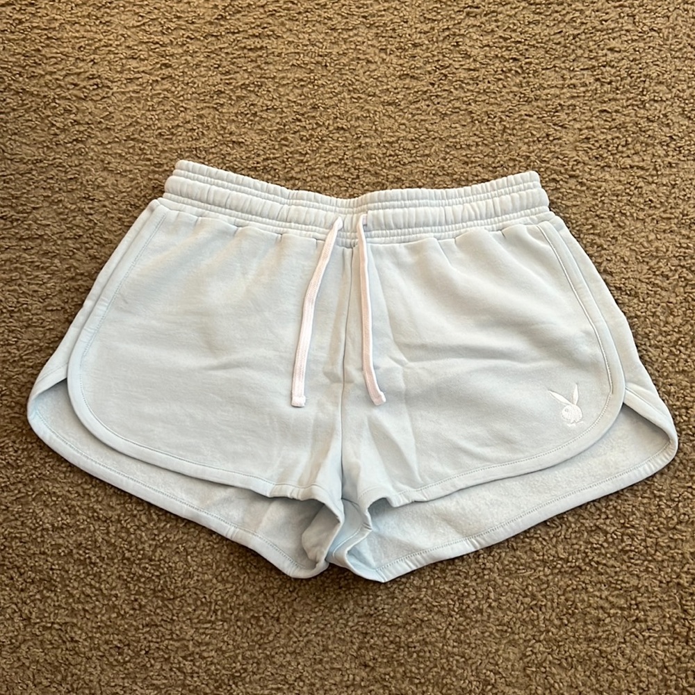 PacSun Playboy Blue Sweatshorts Size Medium